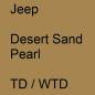 Preview: Jeep, Desert Sand Pearl, TD / WTD.